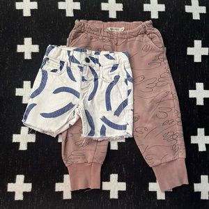 Bobo Choses pants & shorts size 2-3